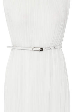 TRENDYOLMILLA Bordo Kemerli Duz Kesim Piliseli Midi Astarl? Sifon Dokuma Elbise TWOSS25EL00118  фото 23