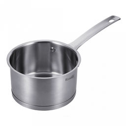 Ковш из нержавеющей стали "Linea PALERMO" 1,8л, д16см, h9см, s0,6мм, дно s15мм, трехслойное капсулированное дно, стеклянная крышка-дуршлаг с силиконовым ободком, два режима слива воды, ручка из нержавеющей стали, цветная коробка, "Regent" (Китай)