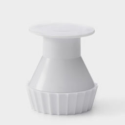 Пресс для формирования тарталеток, ребристый, 6.8×7 см, пластик, белый Пресс для формирования тарталеток, ребристый, 6.8×7 см, пластик, белый