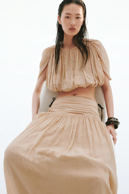 Falda fruncida de crep? - H&m фото 3