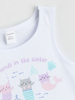 Bask?l? K?z ?ocuk Pijama Tak?m