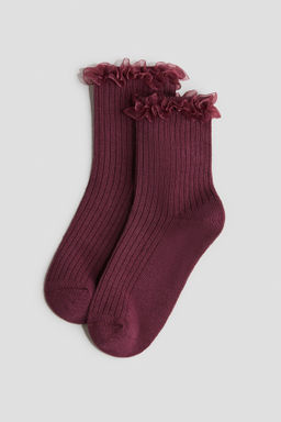 Pack de 3 calcetines con ribete sobrehilado - H&m фото 5