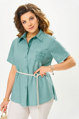 Блуза FITA 20464 нефрит фото 5