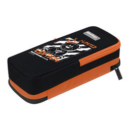 Пенал мягкий 2 отд. Berlingo "Glow Teddy", 220*80*50 (BR-PM-040514) внутр. органайзер, магнит, полиэстер