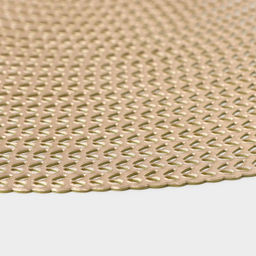 Салфетки сервировочные на стол Доляна Тринити, d=38 см, 4 шт, цвет золото фото 5