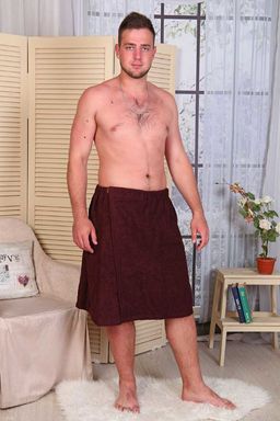 Полотенце для бани и сауны махровое мужское - Ашматекс фото 4