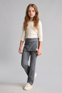 Slim Fit Basic Uzun Kollu Ti__rt K_z _ocuk