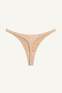 TANGA SEDA ENCAJE / rosa claro - Zara фото 2