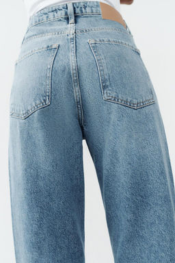 Z1975 STRAIGHT HIGH-WAIST ANKLE-LENGTH JEANS - Zara фото 5