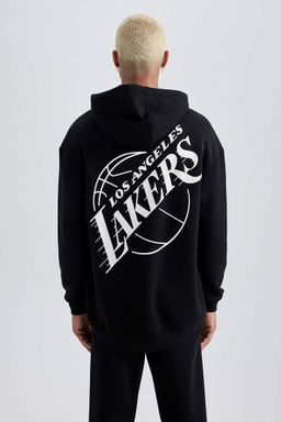 DeFactoFit Толстовка свободного покроя с капюшоном NBA Los Angeles Lakers  фото 7