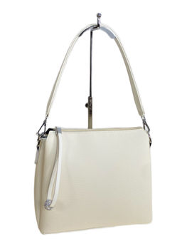 Женская сумка из искусственной кожи, цвет белый