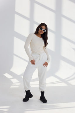 Лонгслив женский Сливки