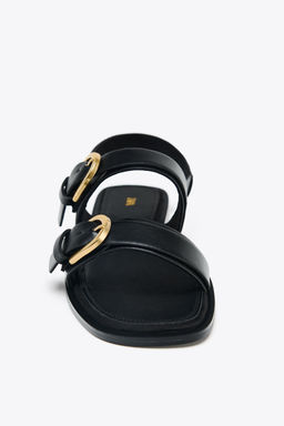DOUBLE BUCKLE SANDALS - Zara фото 12