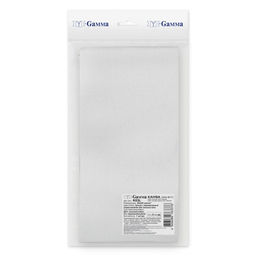 Канва K03L Gamma Aida №11 ФАСОВКА 95% хлопок, 5% терилен 50 х 50 см 2 см белый с перламутровым люрексом