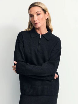 Джемпер поло с молнией / Zarina