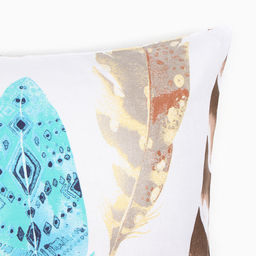 Комплект наволочек Этель Перья 50х70 см - 2 шт, 100% хлопок, поплин  фото 2