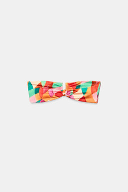 TOP BIKINI ESTAMPADO BANDEAU / Multicolor - Zara фото 6