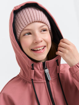 Куртка Softshell демисезонная Пепельная роза 7+ - Bungly фото 3