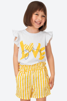Летний хлопковый костюм с лайкрой для девочки Bonito  фото 2