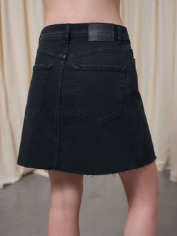 CONTE CON-822 Юбка джинсовая женская washed black - Conte elegant фото 4