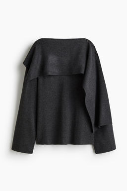 Jersey con detalle de bufanda