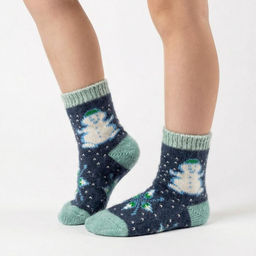 Аксессуар Носки вязаные дет арт.7410-дет СНЕГОВИЧОК