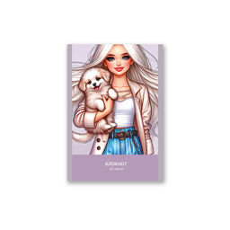 Б260 Светоч Блокнот на скобе, A6 32 л. 10 шт. клетка Нежный друг 01725  фото 6