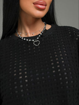 Фрэнсис свитшот женский (черный)