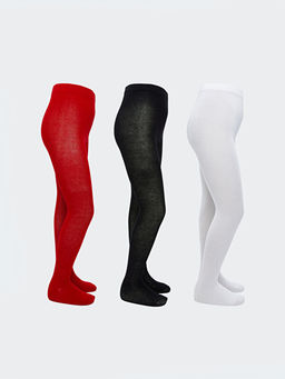 Basic K?z ?ocuk K?lotlu ?orap 3l?