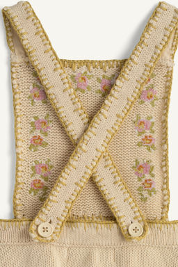 PICHI PUNTO FLORES BORDADAS PUNTO DE CRUZ LIMITED EDITION / Blanco - Zara фото 8