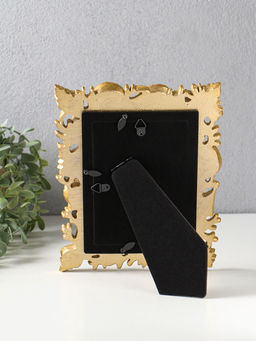 Фоторамка полистоун 10х15 см "Морские ракушки" золото 18,1х2,5х23,2 см