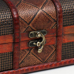 Набор шкатулок для украшений «Сундучок. Клетка и сеточка», дерево, 2 шт.