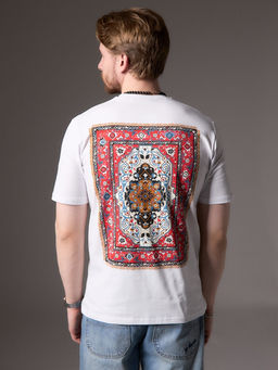 Футболка мужская KAFTAN Russian style, размер 52, белая