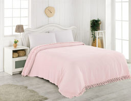Покрывало EFOR пике 220X240 светло-розовый PEMBE