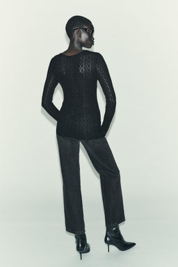 BEADED LACE TOP - Zara фото 5