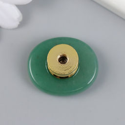 Ручка для шкатулки «Зелёный авантюрин», 2.6×1.7 см