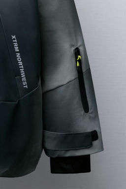 TIE DYE WATER-RESISTANT AND WINDPROOF DETACHABLE HOODIE JACKET RECCO® SYSTEM SKI COLLECTION - Zara фото 8