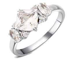 Кольцо, куб.циркон., BY-5866