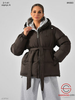 Зимняя дутая женская куртка с капюшоном - Bruno фото 3