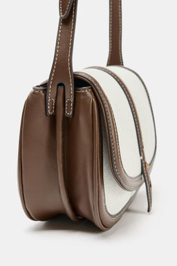 BOLSO COMBINADO BANDOLERA / Beige claro - Zara фото 6
