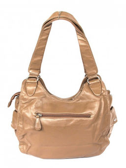 Сумка женская искусственная кожа Guecca-RY 9813, 1отд+карм/пер. темный бежевый SALE 262408 - Adelia фото 7