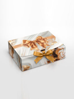 Цена за 3 шт. Коробка складная «Золотой бант», 16,5 х 12 х 5 см