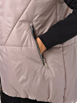 Утепленный жилет oversize - А+б коллекция фото 56