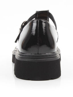 06-DLG02-2 BLACK Туфли женские (натуральная кожа)