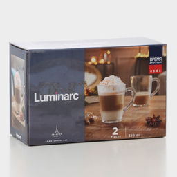 Набор кружек 2шт ВРЕМЯ ДЕГУСТАЦИЙ КОФЕ 320мл арт. O0517