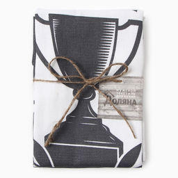 Набор кухонный полотенец Доляна Муж 35х60 см,2 шт, 100% хл, 160г/м2  фото 8