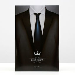 Цена за 5 шт. Коробка подарочная, крышка - дно, сборная Джентльмен, 30?20?7 см