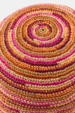 SOMBRERO TRENZADO COMBINADO / Multicolor - Zara фото 4