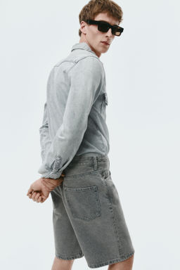 Bermudas en denim Relaxed Fit - H&m фото 9