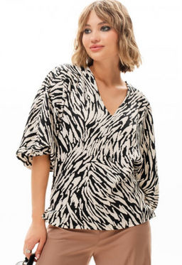 Блузка Японский шёлк с цельнокроеным рукавом - Elena sorti фото 10